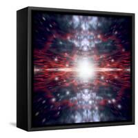 An Artist's Depiction of the Big Bang That Created Space and Time-null-Framed Stretched Canvas