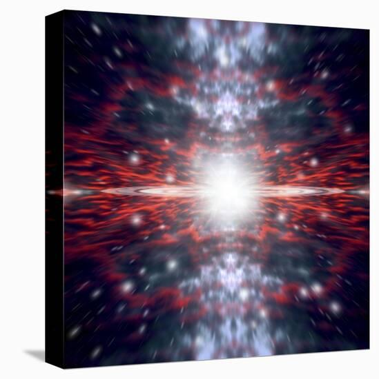 An Artist's Depiction of the Big Bang That Created Space and Time-null-Stretched Canvas