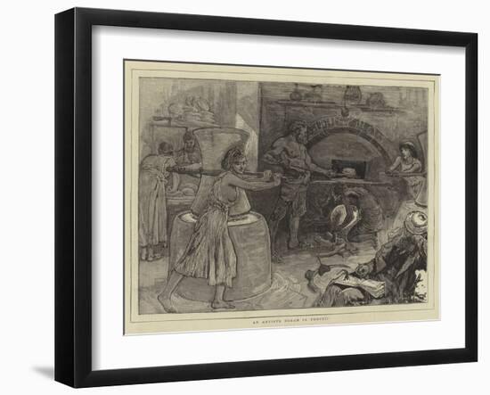 An Artist's Dream in Pompeii-null-Framed Giclee Print