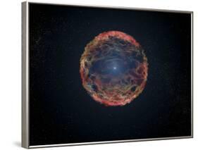 An Artist's Impression of Supernova 1993J-null-Framed Art Print