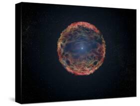 An Artist's Impression of Supernova 1993J-null-Stretched Canvas