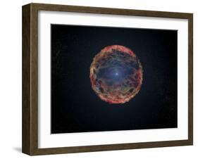 An Artist's Impression of Supernova 1993J-null-Framed Art Print