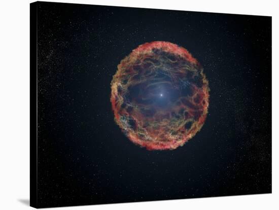 An Artist's Impression of Supernova 1993J-null-Stretched Canvas