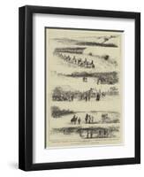An Artist's Notes at Newmarket-null-Framed Premium Giclee Print