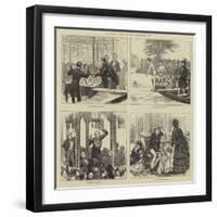 An Artist's Notes at the Temperance Fete-null-Framed Giclee Print