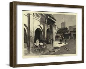 An Artist's Notes in Morocco, I, a Street Fountain-null-Framed Giclee Print