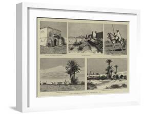 An Artist's Notes in Morocco, II-null-Framed Giclee Print