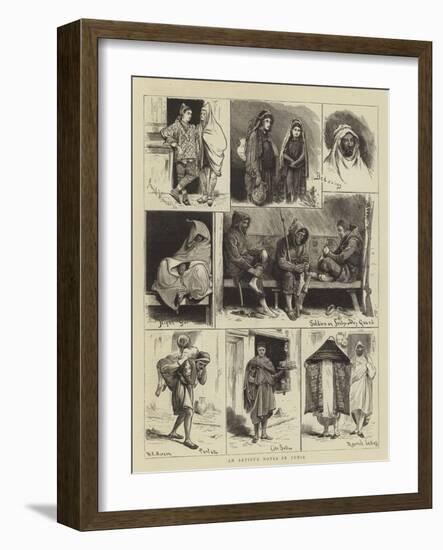An Artist's Notes in Tunis-Walter Jenks Morgan-Framed Giclee Print