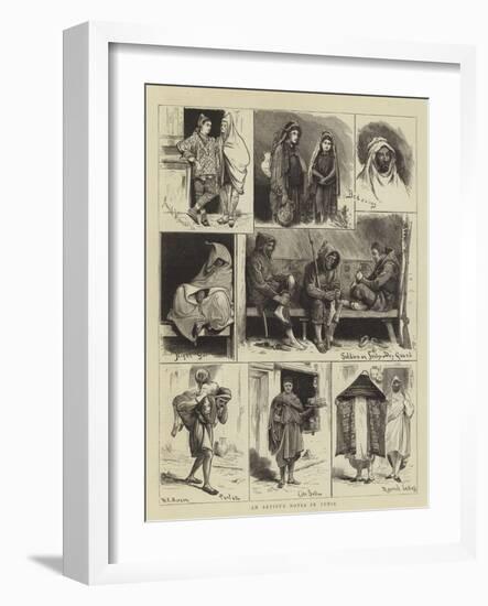 An Artist's Notes in Tunis-Walter Jenks Morgan-Framed Giclee Print