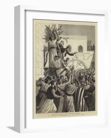 An Artist's Pilgrimage to the Holy Land-Walter Jenks Morgan-Framed Giclee Print