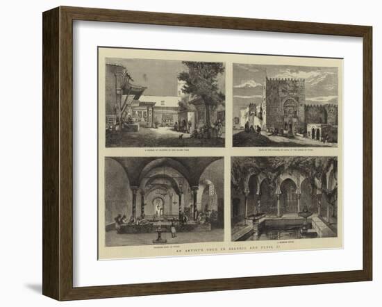 An Artist's Tour in Algeria and Tunis, II-null-Framed Giclee Print