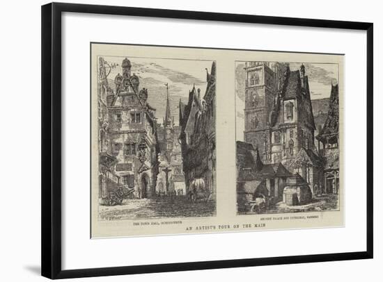 An Artist's Tour on the Main-Henry William Brewer-Framed Giclee Print