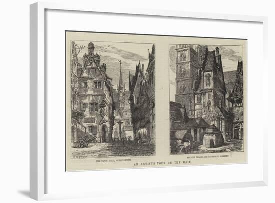 An Artist's Tour on the Main-Henry William Brewer-Framed Giclee Print