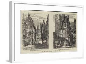 An Artist's Tour on the Main-Henry William Brewer-Framed Giclee Print