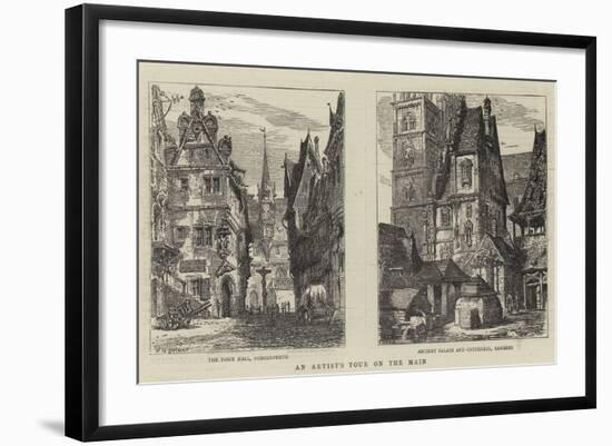 An Artist's Tour on the Main-Henry William Brewer-Framed Giclee Print