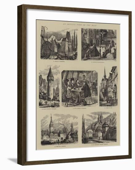 An Artist's Tour on the Main-Henry William Brewer-Framed Giclee Print