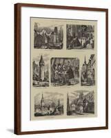 An Artist's Tour on the Main-Henry William Brewer-Framed Giclee Print