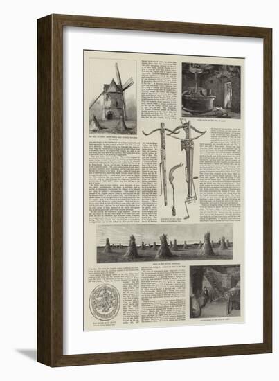 An Artist's Visit to the Battlefields of Crecy and Agincourt-John Absolon-Framed Giclee Print