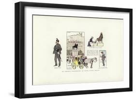 An Artist's Wanderings, at Dijon, Lyons, Toulon-Phil May-Framed Giclee Print