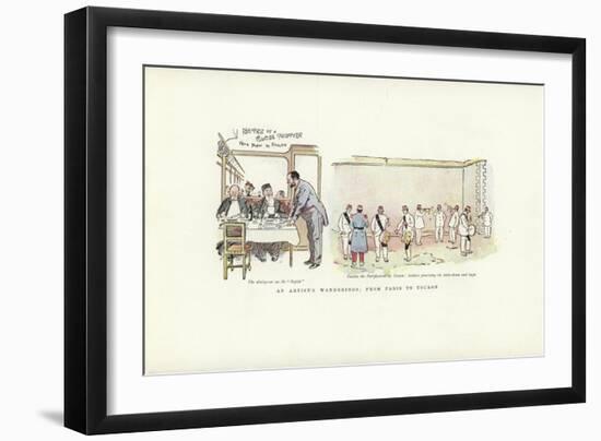 An Artist's Wanderings, from Paris to Toulon-Phil May-Framed Giclee Print