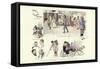 An Artist's Wanderings, in Paris and on the Way There-Phil May-Framed Stretched Canvas
