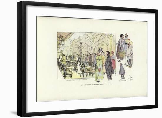 An Artist's Wanderings, in Paris-Phil May-Framed Giclee Print