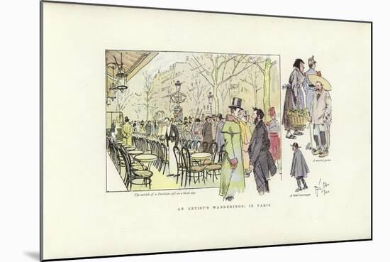 An Artist's Wanderings, in Paris-Phil May-Mounted Giclee Print