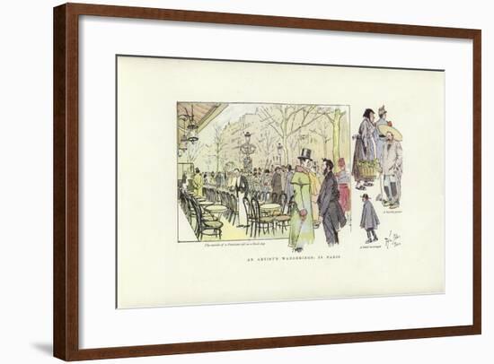 An Artist's Wanderings, in Paris-Phil May-Framed Giclee Print