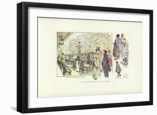 An Artist's Wanderings, in Paris-Phil May-Framed Giclee Print