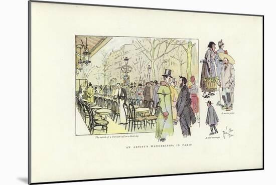 An Artist's Wanderings, in Paris-Phil May-Mounted Giclee Print
