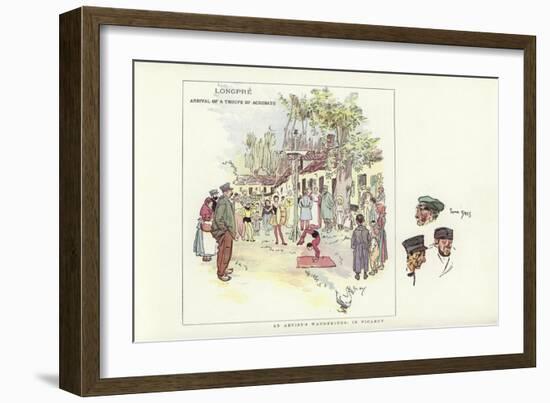 An Artist's Wanderings, in Picardy-Phil May-Framed Giclee Print