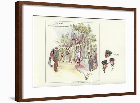 An Artist's Wanderings, in Picardy-Phil May-Framed Giclee Print