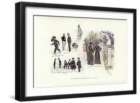 An Artist's Wanderings, in Rome-Phil May-Framed Giclee Print
