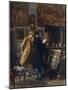 An Artist Showing His Work, C. 1850-Jean Louis Ernest Meissonier-Mounted Giclee Print