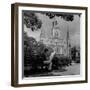 An Artist Sketches St. Louis Cathedral-null-Framed Premium Photographic Print