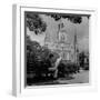 An Artist Sketches St. Louis Cathedral-null-Framed Premium Photographic Print