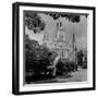 An Artist Sketches St. Louis Cathedral-null-Framed Photographic Print