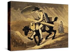 An Artist Traveling in Wales, England, 1799-Thomas Rowlandson-Stretched Canvas