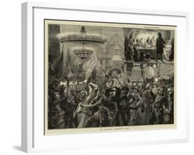 An Artists' Carnival Ball-null-Framed Giclee Print