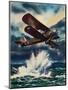 An Artists Impression of a Fairey Swordfish Sinking a U Boat in the North Sea, 1940-null-Mounted Premium Giclee Print