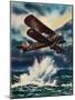 An Artists Impression of a Fairey Swordfish Sinking a U Boat in the North Sea, 1940-null-Mounted Giclee Print