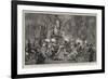 An Artists' Torchlight Procession in Munich in Honour of Prince Luitpold, Regent of Bavaria-null-Framed Giclee Print