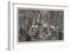 An Artists' Torchlight Procession in Munich in Honour of Prince Luitpold, Regent of Bavaria-null-Framed Giclee Print