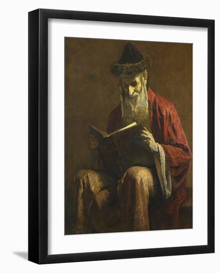 An Ashkenazi Rabbi of Jerusalem-George Sherwood Hunter-Framed Giclee Print