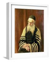 An Ashkenazi Rabbi of Jerusalem-George Sherwood Hunter-Framed Giclee Print