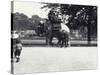 An Asian Elephant Being Ridden by Two Ladies and a Young Girl-Frederick William Bond-Stretched Canvas