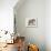 An Asian Elephant-null-Giclee Print displayed on a wall