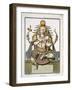 An Aspect of Shiva, from "Voyage Aux Indes Et a La Chine"-Pierre Sonnerat-Framed Giclee Print