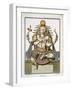 An Aspect of Shiva, from "Voyage Aux Indes Et a La Chine"-Pierre Sonnerat-Framed Giclee Print