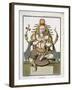 An Aspect of Shiva, from "Voyage Aux Indes Et a La Chine"-Pierre Sonnerat-Framed Giclee Print